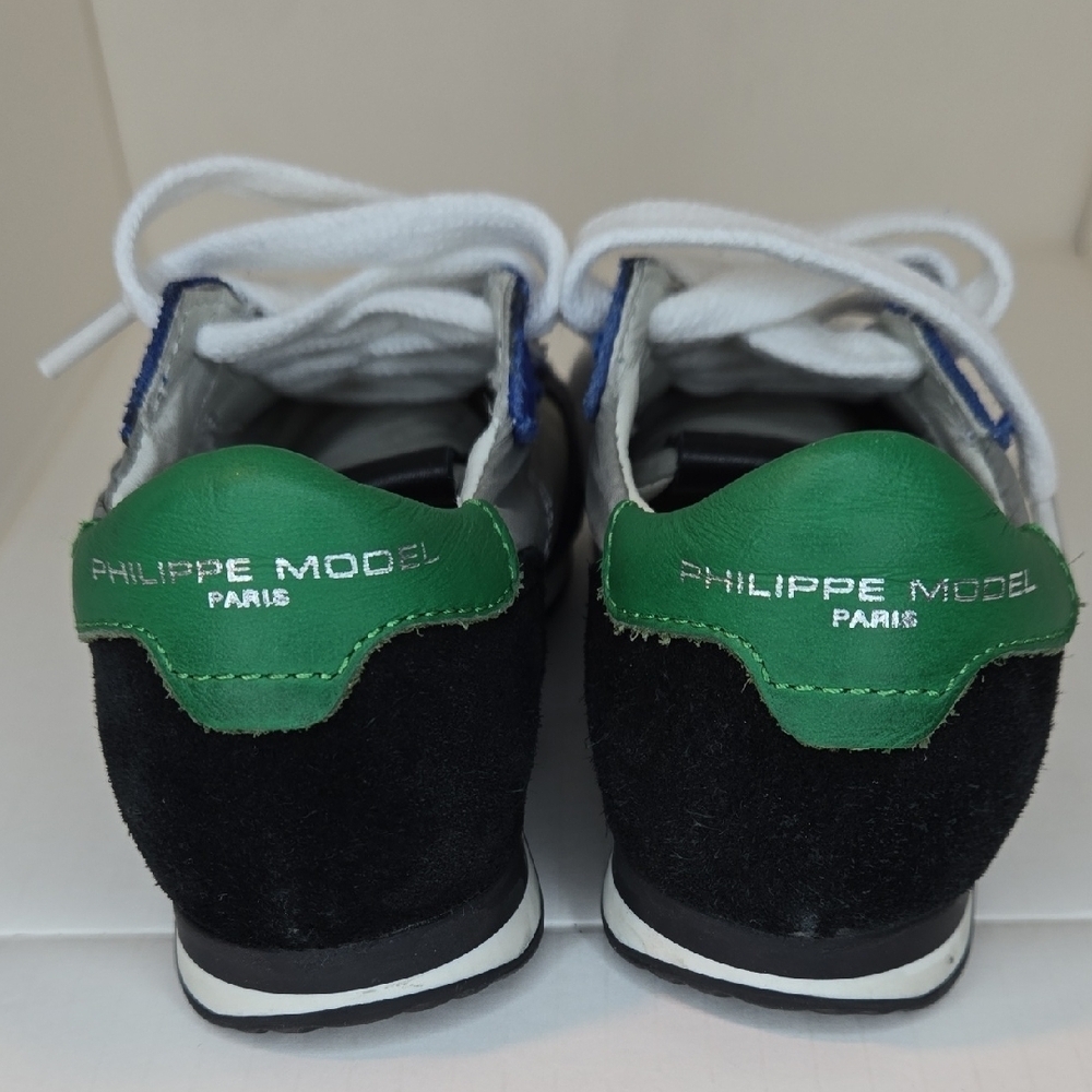 Philippe Model Green and Blue Sneakers Size 22 Toddler - Picture 5 of 9